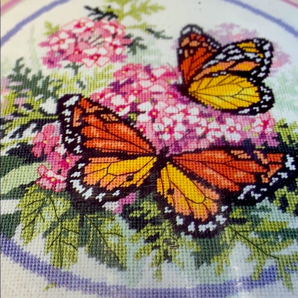 Butterflies Needlepoint Kit #2360
